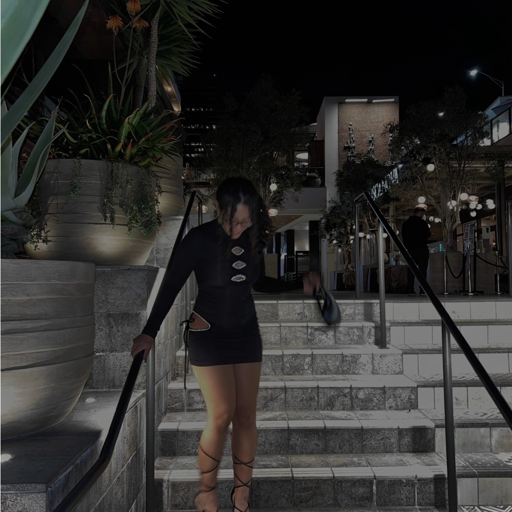 I AM GIA Cut-Out Mini Dress